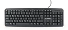 Клавиатура Gembird KB-U-103-UA, USB, украинская раскладка, черный цвет