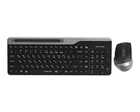 Комплект клавіатура+мишка A4Tech FB2535C (Smoky Grey) Fstyler, (FB35C+FBK25 Smoky Grey), USB, колір димчато-сірий