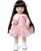 Реалістична Кукла Реборн 55 см повністю вінілова Doll Reborn Baby К0100208.1