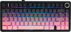 Бездротова ігрова механічна клавітура Aula F75 Contour lines Pink 75%, Hot-Swap, RGB, 2.4GHz/Bluetooth/USB