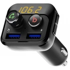 FM модулятор Grand-X MegaBass, Bluetooth V5.0 MicroSD, 2USB , MegaBass, han (98GRX)