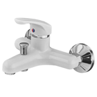 Змішувач для ванни PLAMIX AFINA-009 WHITE (без шланга та лійки) (Колір білий) (PM0565)