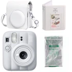 Набор камера Fujifilm Instax Mini 13 Clay White, Фотобумага 10шт, Чехол, Фотоальбом 64 фото Белый (Подарочная упаковка)