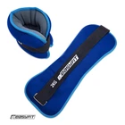 Эластичные утяжелители EasyFit Comfort 2 шт по 2 кг с фиксированным весом (манжеты для рук и ног с металлическим наполнителем, универсальные для бега) NRNTSS30