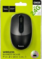 Бездротова оптична миша hoco GM28 чорна до 10 метрів 800 1200 1600 DPI