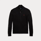 Чоловічий в’язаний кардиган Polo Ralph Lauren Cable-Knit на блискавці, чорний SWT-POLO-007-L