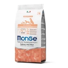 Сухий корм Monge Dog All breeds Puppy&Junior Salmon&Rice для цуценят всіх порід зі смаком риби та рису