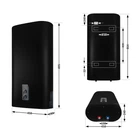 Водонагреватель электрический Thermo Alliance 50 л, Black, плоский, вертикальный, сухой ТЭН 2 кВт (0,8+1,2) DT50V20GPDD2B