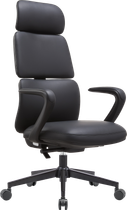 Комп'ютерне офісне крісло OfficePro Delicate OC690BK ергономічне PVC Black