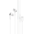 Навушники дротові Hoco M101 Pro Type-C вакуумні з мікрофоном White