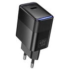 Швидка зарядка для телефону Type-C / Мережевий зарядний пристрій Hoco CS113A Lounge PD40W (1USB-C) (чорний)
