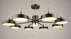 Люстра потолочная светодиодная Sirius B N4192/8 BK+FGD