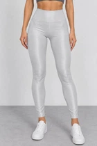 Лосины женские однотонные серый 214R155-1 AGER 2XL