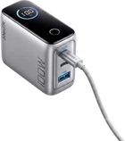 Комплект Зарядное устройство Anker Smart Display Lite 100W 2xUSB-C + Кабель Silver (A121B)