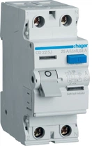 Диференціальне реле (ПЗВ) 2-полюсний Hager 25/0,03A CDA225D