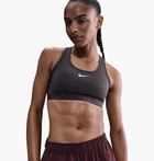 Спортивный топ женской Nike Swsh Med Bra Black XS Черный DX6821-036