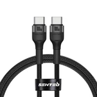 USB Кабель Senteo ST-01 Montes Series Type-C to Type-C 100W 1m Black