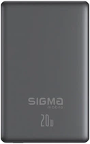УМБ Sigma mobile X-power SI10A7QL-MAG Type-C 20W 10000mAh Grey