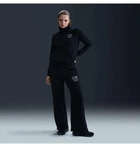 Спортивні штани жіночі Nike Sportswear Club Fleece Mid-Rise Wide-Leg Graphic Pants S Чорні HJ0869-010