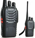Рації BF-888S набір 2 шт UHF 400-470 МГц 16 каналів до 5 Вт 1500 мА·год до 5 км VOX сирена ліхтарики