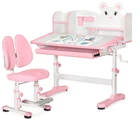 Комплект мебели Mealux BD-29 Panda XL Стол + стульчик + полка Pink (BD-29 PN)