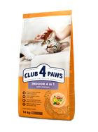 Сухой корм Club 4 Paws Indoor 4 в 1