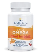 Oмега 3 для дітей (риб'ячий жир) зі смаком натуральних фруктів Daily Omega Kids Nordic Naturals 30 капсул