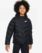 Куртка детская Nike Unisex Puffer Hooded Jacket L рост 152 см Черный FN7730-010
