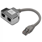 Разветвитель витой пары, STP, cat.5e, 1x2RJ-45 Digitus (DN-93904)