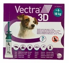 Капли от блох и клещей ВЕКТРА 3D для собак весом 4,1-10 кг, 3 пипетки х 1,6 мл