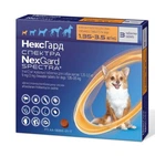 Таблетки от блох и клещей для собак NexGard Spectra (Нексгард Спектра) весом от 1.35 до 3.5 кг - 3 шт