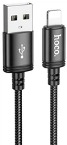 USB Кабель Hoco X89 Wind USB-A to Lightning 2.4A 1m Black
