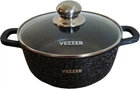 Кастрюля Vezzer с крышкой 5.5 л Черная (VZ8055)