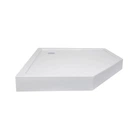 Душовий піддон Qtap Diamond 301112 100x100x12 см + сифон