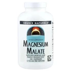 Магній малат, Magnesium Malate, Source Naturals, 625 мг, 200 капсул (SNS-01600)