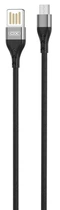 Кабель USB A - Micro B NB188 1m Grey