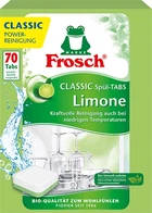 Таблетки для посудомоечных машин Frosch Classic Лимон 70 шт (4001499958694)