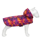 Дощовик-накидка з капюшоном для собак WAUDOG Clothes, малюнок "Куби 3Д", S, А 32-35 см, B 41-52 см, С 26-33 см
