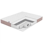 Ортопедичний пружинний матрац Family Sleep Chantilly Veluress Collection 160×200 см Білий з рожевим (НФ-00001721)