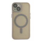 Чохол TPU+PC Magnetic Matte Camera Lens with Magsafe для iPhone 15 Grey