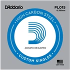 Струна D'Addario PL015 Plain Steel .015