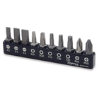 Набір біт 10од. 1/4 "(PH, SL, TORX, SQ) TOPTUL GAAV1001