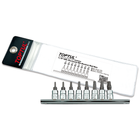 Набір біт п'ятигранних 1/4 "TORX T8-T40 з отв. TOPTUL GAAG0805