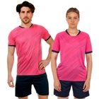 Форма футбольная SP-CO-8246 (PL, р-р 3XL, Розовый-черный) (CO-8246_Розовый-черный_3XL)