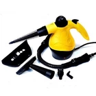 Ручний ручний пароочисник та відпарювач Steam Cleaner DF-A001 1000W тиск 3 бари з комплектом із 6 насадок жовто-чорний