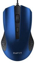 Дротова миша Havit HV-MS752 USB Black/Blue