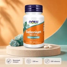 Selenium 100 mcg - 100 tabs селен 100 мкг для антиоксидантної підтримки, імунітету та нормальної роботи щитоподібної залози