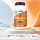 Omega-3 1000mg - 200 sgels омега-3 1000 мг для підтримки серцево-судинної системи, мозку, зору та щоденного тонусу