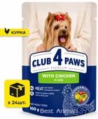 Влажный корм Club 4 Paws Premium С курицей в желе