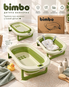 Ванночка BM-60530 "Bimbo" розкладна, клапан зливу, датчик температури та матрацом